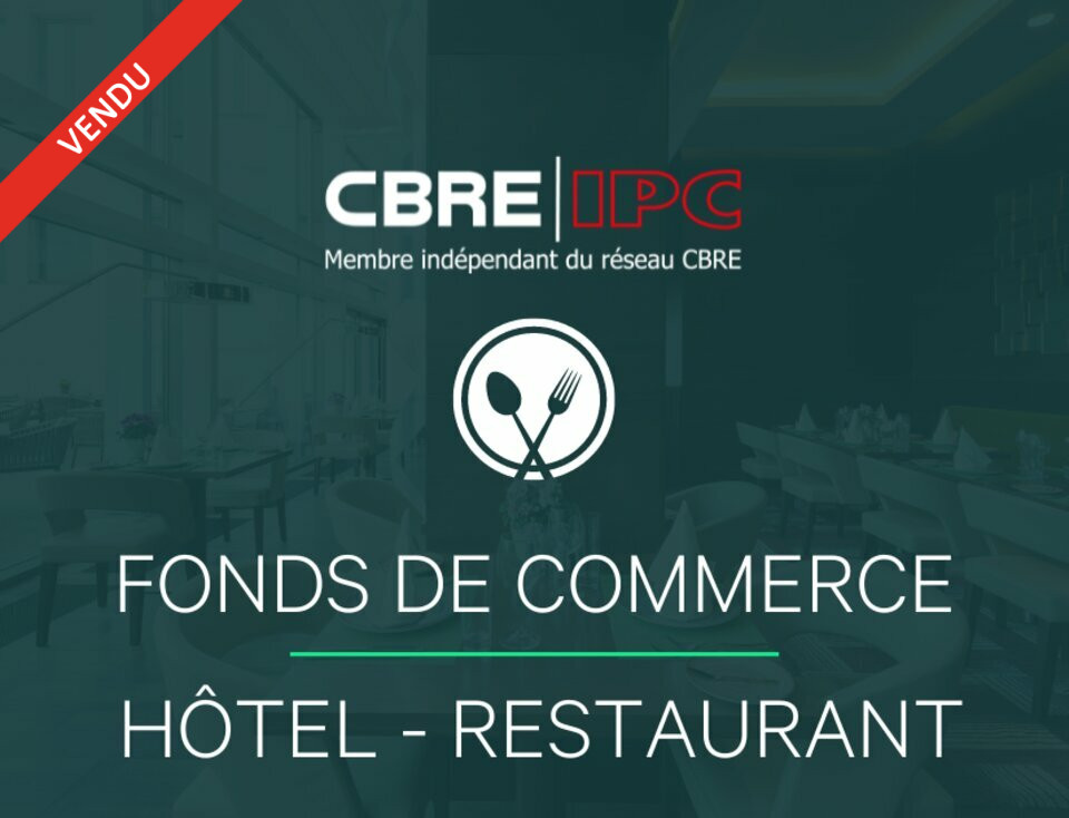 CBRE IPC Immobilier d'entreprise VENTE FDC Hôtel / Café / Restaurant  ANGLET 7101CB