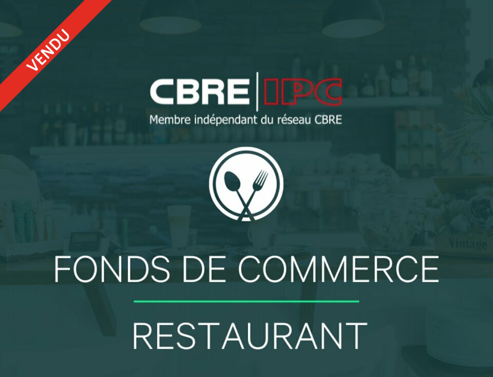 CBRE IPC Immobilier d'entreprise VENTE FDC Hôtel / Café / Restaurant  ANGLET 7485CB