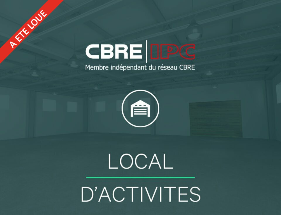 CBRE IPC Immobilier d'entreprise LOCATION Local d'activités  BAYONNE 8066PC