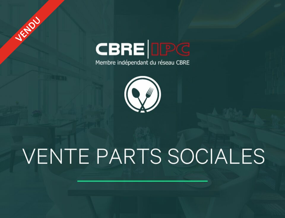 CBRE IPC Immobilier d'entreprise VENTE Hôtel / Café / Restaurant  ANGLET 8209CB